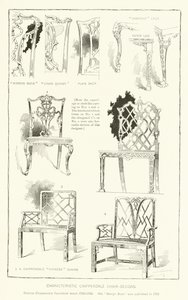 Karakteristiske Chippendale stol-design