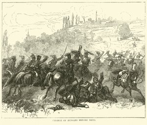 Anklagen for husarer før Metz, oktober 1870 av English School
