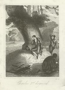 Charles 2nd forkledd av English School