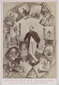 Charles Dickens and His Characters, fra originalbildet av W O Gray og W Broadfoot av English School