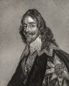 Charles I, gravert av Bocquet, fra 