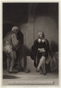Charles I fengslet i Carisbrook Castle av English School