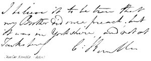 Charles Kemble, (skuespiller) av English School