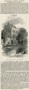 Charles Lambs House, nær Islington av English School