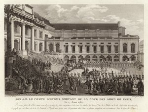Charles Philippe dArtois ut av La Cour des Aides i Paris av English School