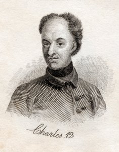 Charles XII, konge av Sverige, fra Crabbs Historical Dictionary, utgitt 1825 av English School