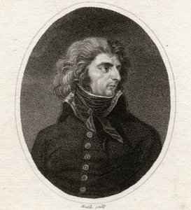 Charles XIV (1783-1844) Konge av Sverige og Norge (1818-44) gravert av Heath, fra 