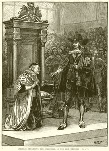 Charles krever overgivelse av de fem medlemmene av English School