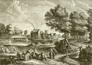 Chateau de Steen. Residens til Rubens av English School