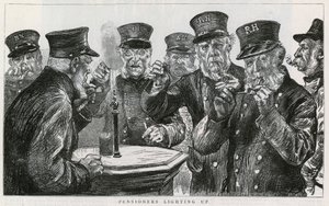 Chelsea Pensioners lyser opp av English School