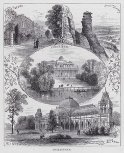 Cheltenham (gravering) av English School