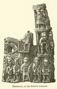Chessman, i det britiske museet (gravering) av English School