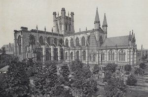 Chester: Die Kathedrale, von den Stadtmauern