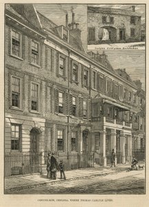 Cheyne Row der Thomas Carlyle en gang bodde av English School