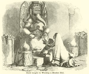 Barn lærte å tilbe et hindoo-idol av English School