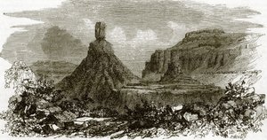 Skorsteinssteiner, ved bredden av Columbia-elven av English School