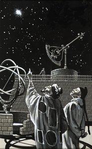 Kinesiske astronomer søker himmelen etter et skilt av English School
