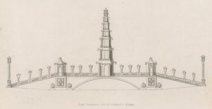 Kinesisk pagode og bro, St James