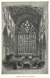 Kor, Carlisle Cathedral (gravering) av English School