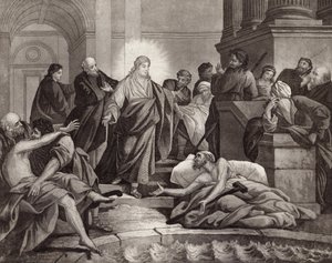 Kristus ved Bethesda-dammen av English School