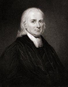 Christian Friedrich Schwartz (1726-96) fra Gallery of Portraits, utgitt i 1833