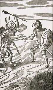 Christian og Apollyon, fra den 13. utgaven av 