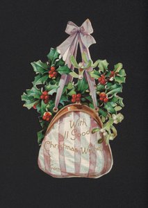 Julehilsener (chromolitho) av English School