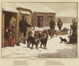 Jul i Manitoba (chromolitho) av English School