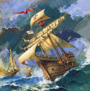 Christopher Columbus sin Santa Maria av English School