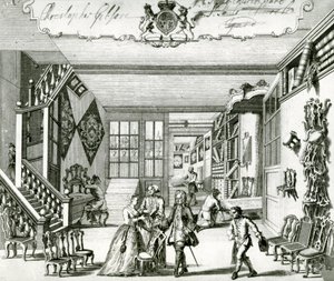 Christopher Gibson, møbelmaker (gravering) av English School