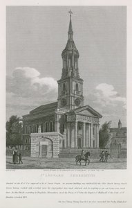 Church of St Leonard, Shoreditch av English School