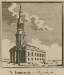 Church of St Leonard, Shoreditch av English School