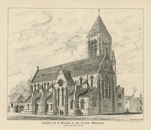 Church of St Michael and All Saints i Woolwich av English School