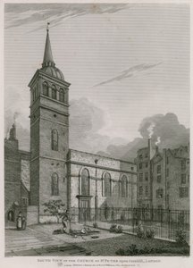 Church of St Peter upon Cornhill, London av English School