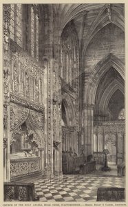 Church of the Holy Angels, Hoar Cross, Staffordshire (gravering) av English School