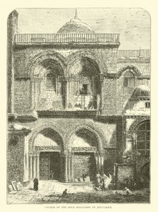 Den hellige gravs kirke i Jerusalem av English School