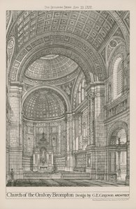 Church of the Oratory Brompton av English School
