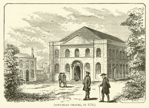 City-Road Chapel, i 1778 (gravering) av English School