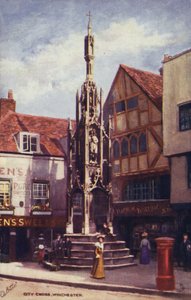 Bykorset, Winchester (fargelitografi) av English School