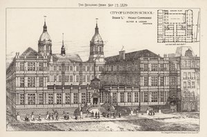 City of London School; høyt berømmet design av English School