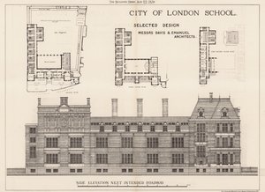 City of London School; sidehøyde av English School