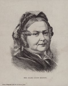 Clara Lucas Balfour, engelsk avholdsforkjemper av English School