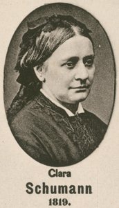 Clara Schumann (gravyr) av English School