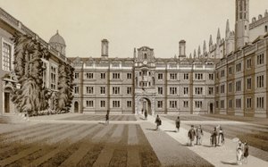 Clare College (litho) av English School