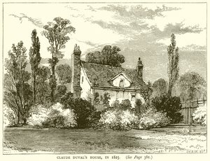Claude Duvals hus, i 1825