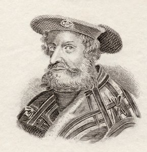 Claudius Ptolemaeus, eller Ptolemaios, 1825 (gravering) av English School