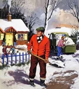 Rydding av snø av English School