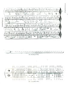 Clog Almanac, Exchequer Tally og Saxon Reive Pole av English School