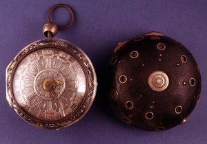 Bussklokke, med alarm og repeater, av Cabrier of London, ca. 1775 av English School
