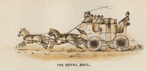 Trenere og coaching: The Royal Mail (litho) av English School